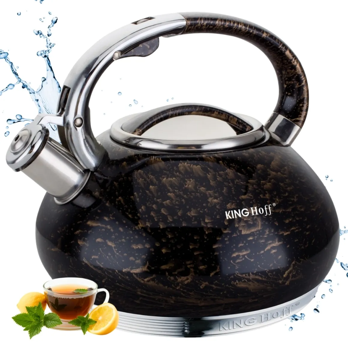 CZAJNIK 3L Z GWIZDKIEM KINGHOFF KH-1067
