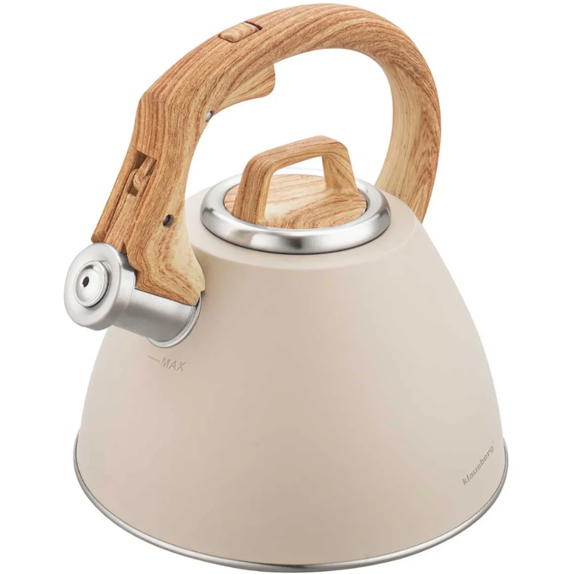 CZAJNIK STALOWY Z GWIZDKIEM 2,5L KLAUSBERG KB-7954