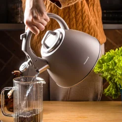 CZAJNIK STALOWY Z GWIZDKIEM 2,5L KLAUSBERG KB-7953