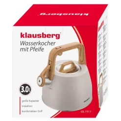 CZAJNIK STALOWY Z GWIZDKIEM 2,5L KLAUSBERG KB-7917