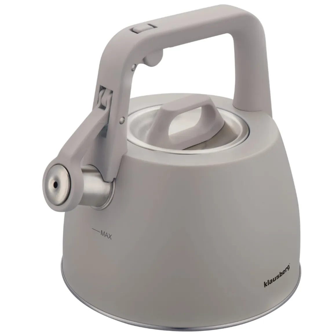 CZAJNIK STALOWY Z GWIZDKIEM 2,5L KLAUSBERG KB-7916