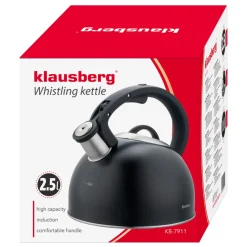 CZAJNIK STALOWY Z GWIZDKIEM 2,5L KLAUSBERG KB-7911