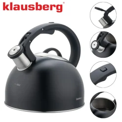 CZAJNIK STALOWY Z GWIZDKIEM 2,5L KLAUSBERG KB-7911