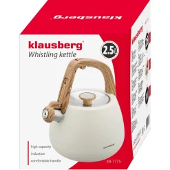 CZAJNIK STALOWY Z GWIZDKIEM 2,5L KLAUSBERG KB-7775