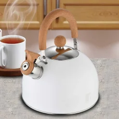 CZAJNIK STALOWY Z GWIZDKIEM 2,7L BERGNER BG-37304 NATURALLY