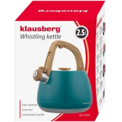 CZAJNIK STALOWY Z GWIZDKIEM 2,5L KLAUSBERG KB-9040