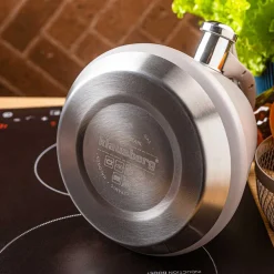 CZAJNIK STALOWY Z GWIZDKIEM 2,5L KLAUSBERG KB-7949 SZARY