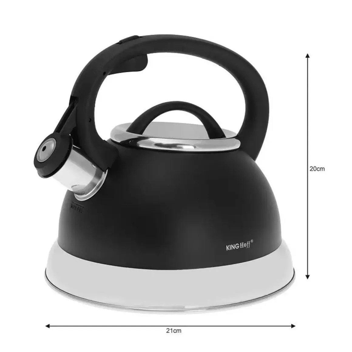 Czajnik z gwizdkiem Kinghoff 2,4L KH-1224