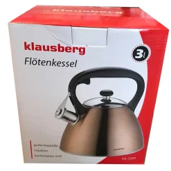 CZAJNIK Z GWIZDKIEM KLAUSBERG 3L KB-7209