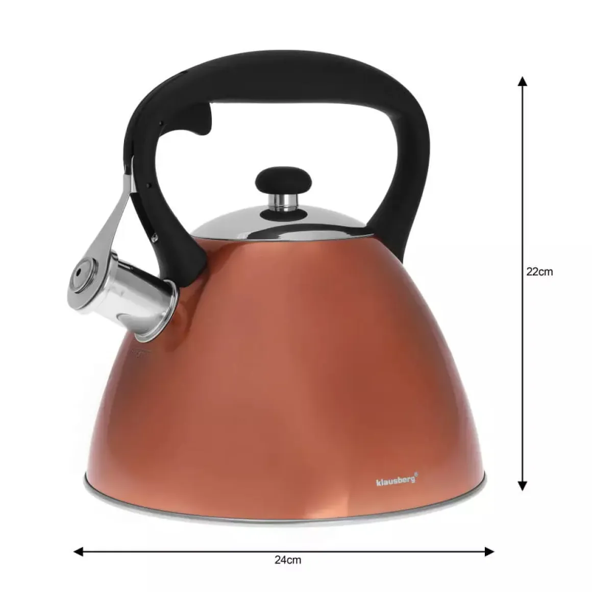CZAJNIK Z GWIZDKIEM KLAUSBERG 3L KB-7209