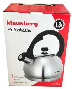 CZAJNIK Z GWIZDKIEM KLAUSBERG 1,8L KB-7042