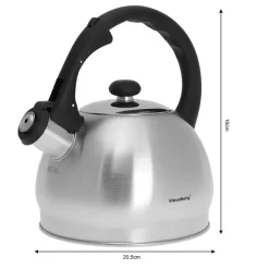 CZAJNIK Z GWIZDKIEM KLAUSBERG 1,8L KB-7042