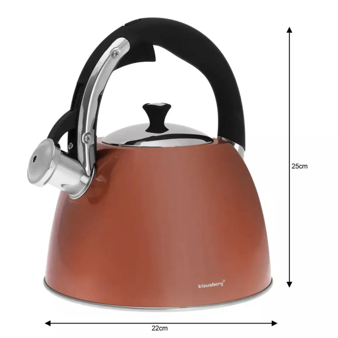 CZAJNIK Z GWIZDKIEM KLAUSBERG 3L KB-7202