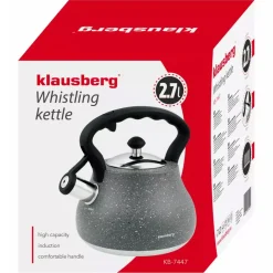 CZAJNIK Z GWIZDKIEM KLAUSBERG 2,7L KB-7447