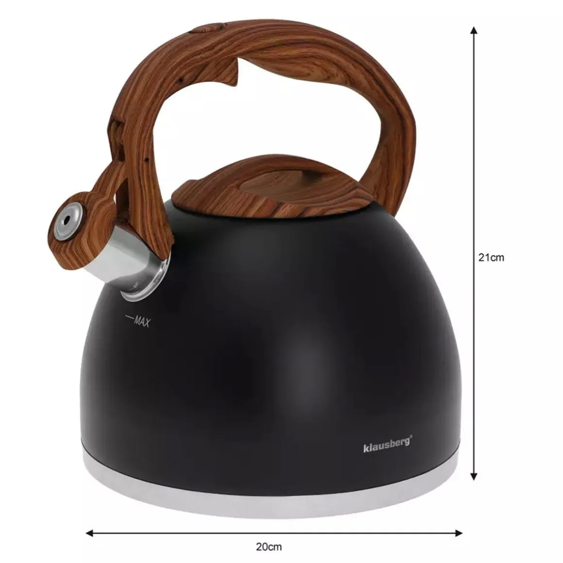 CZAJNIK Z GWIZDKIEM KLAUSBERG 3L KB-7450