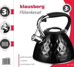 CZAJNIK Z GWIZDKIEM KLAUSBERG 2,7L KB-7455