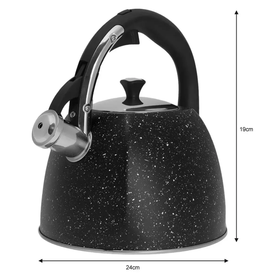 CZAJNIK Z GWIZDKIEM KLAUSBERG 2,2L KB-7412