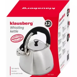 CZAJNIK Z GWIZDKIEM KLAUSBERG 2,2L KB-7409