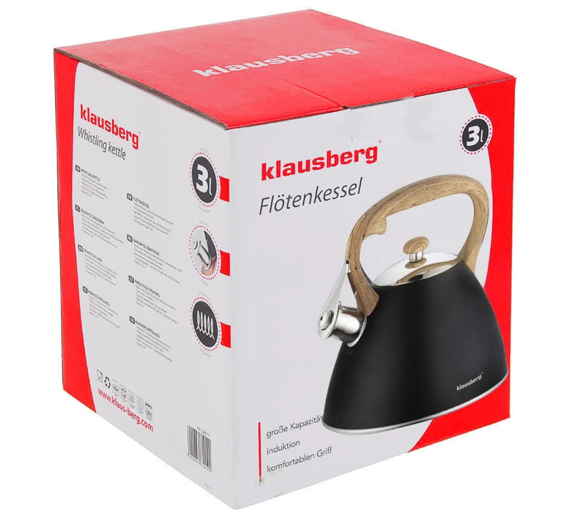 CZAJNIK Z GWIZDKIEM KLAUSBERG 3L KB-7262