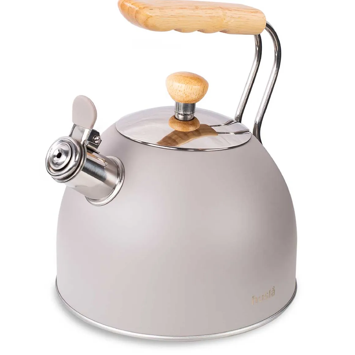 Czajnik z gwizdkiem 2,5l Husla grey