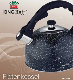CZAJNIK Z GWIZDKIEM 2,6L KINGHOFF KH-1406 MARBLE