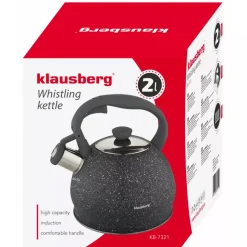 CZAJNIK Z GWIZDKIEM 2L KLAUSBERG KB-7321 MARBLE
