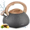 CZAJNIK Z GWIZDKIEM 2,7L KLAUSBERG KB-7250 GRANIT WOOD