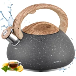 CZAJNIK Z GWIZDKIEM 2,7L KLAUSBERG KB-7250 GRANIT WOOD