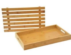DESKA DO KROJENIA PIECZYWA Z TACĄ 37 x 23cm KINGHOFF KH-1217