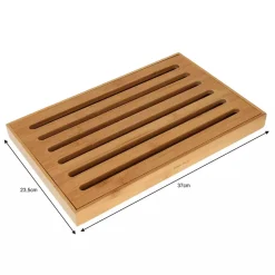 DESKA DO KROJENIA PIECZYWA Z TACĄ 37 x 23cm KINGHOFF KH-1217
