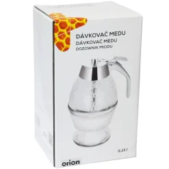 DOZOWNIK SZKLANY DYSPENSER DO MIODU SYROPU ORION