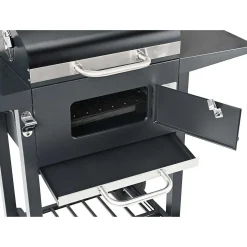 DUŻY GRILL WĘGLOWY Z PÓŁKAMI I TERMOMETREM KLAUSBERG KB-9034