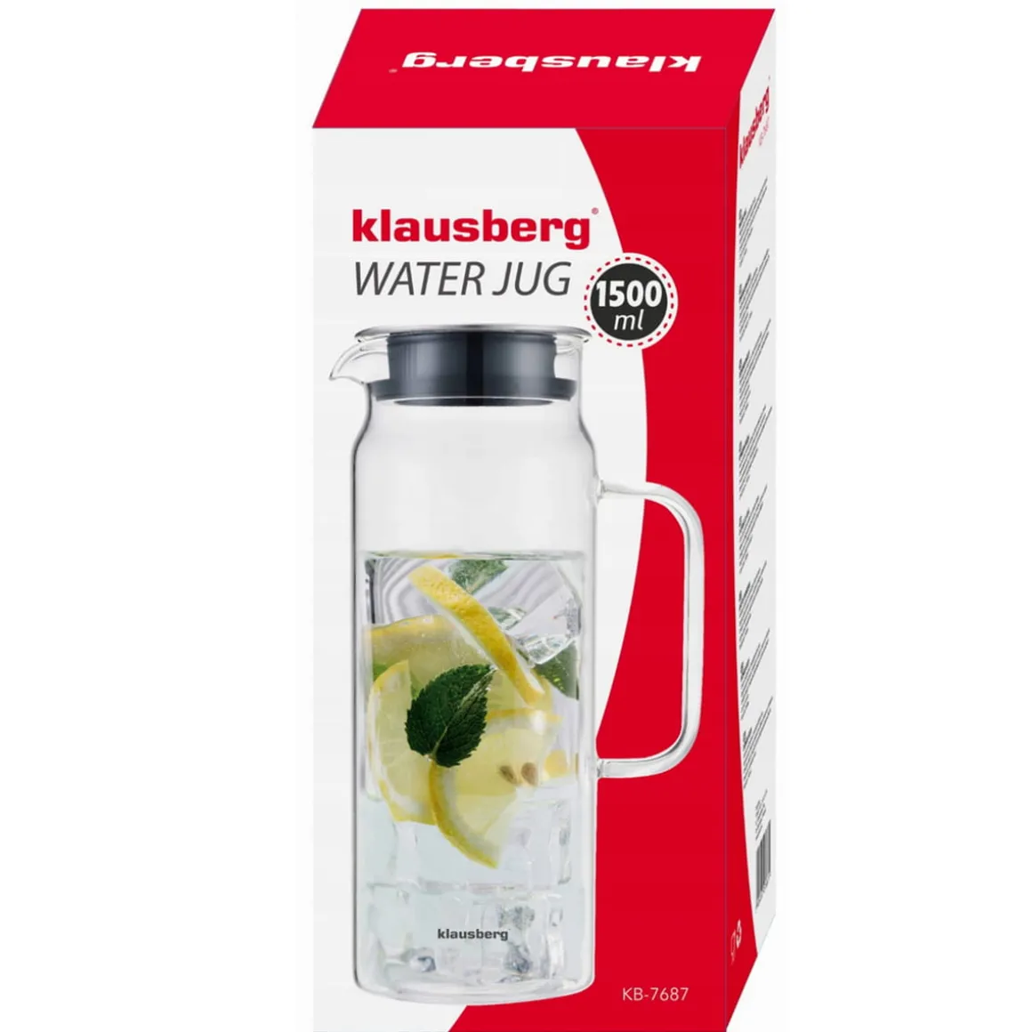 DZBANEK SZKLANY DO WODY NAPOJÓW 1,5L KLAUSBERG KB-7687