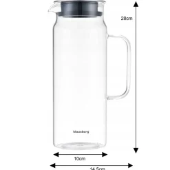 DZBANEK SZKLANY DO WODY NAPOJÓW 1,5L KLAUSBERG KB-7687