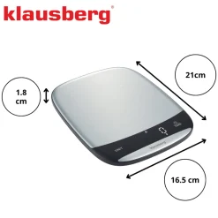 ELEKTRONICZNA WAGA KUCHENNA 10kg KLAUSBERG KB-7936