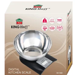 ELEKTRONICZNA WAGA KUCHENNA Z MISĄ 2L KINGHOFF KH-1828
