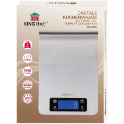 ELEKTRONICZNA WAGA KUCHENNA NA RELING KINGHOFF KH-1836