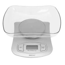 ELEKTRONICZNA WAGA KUCHENNA LCD do 5kg Z MISKĄ KH-6072