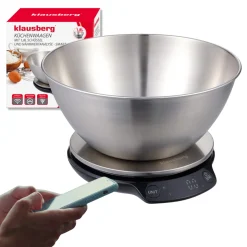 ELEKTRONICZNA WAGA KUCHENNA 5kg/1.8l KLAUSBERG KB-7939 Bluetooth
