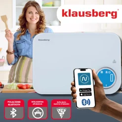 ELEKTRONICZNA WAGA KUCHENNA 5kg KLAUSBERG KB-7938 Bluetooth