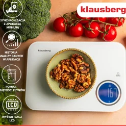 ELEKTRONICZNA WAGA KUCHENNA 5kg KLAUSBERG KB-7938 Bluetooth