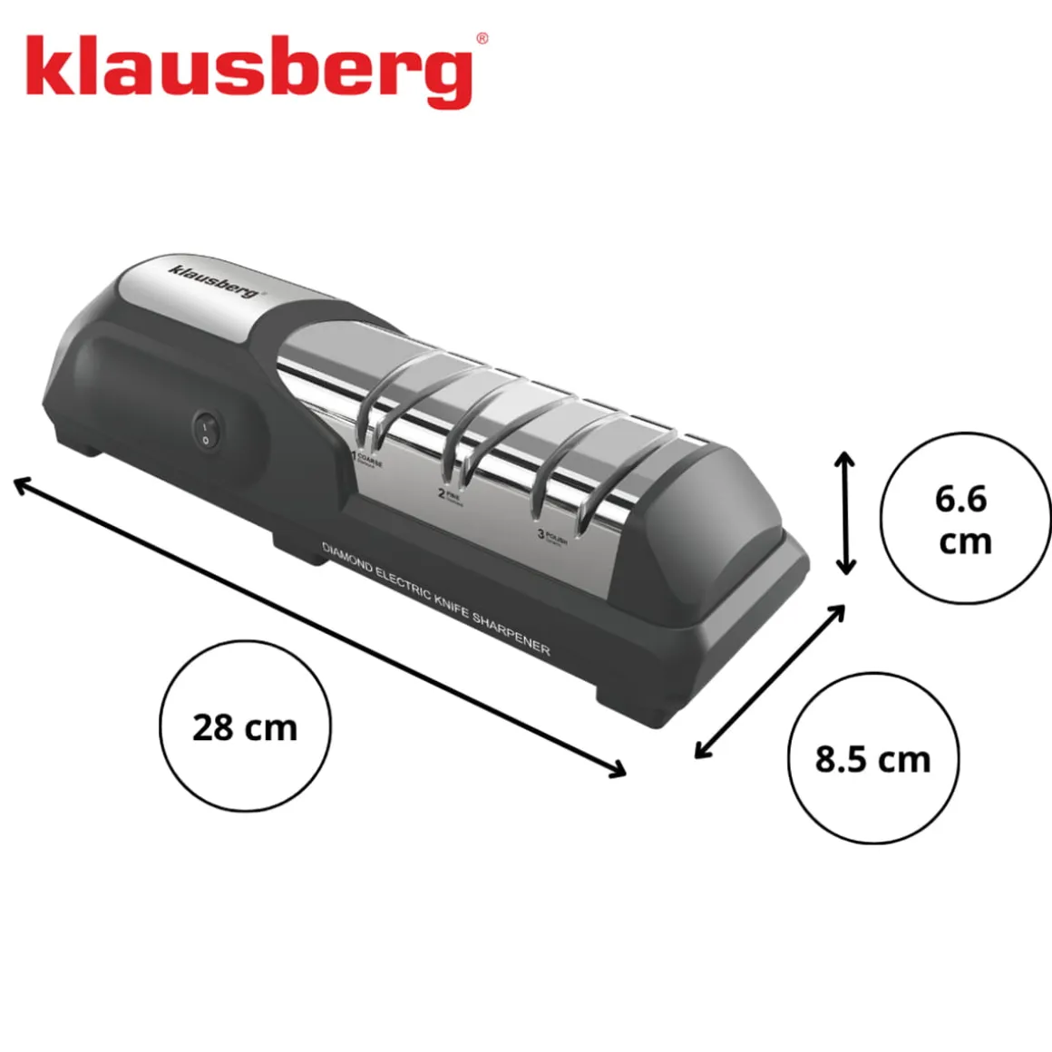 ELEKTRYCZNA DIAMENTOWA OSTRZAŁKA DO NOŻY KLAUSBERG KB-7945