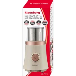 ELEKTRYCZNY MŁYNEK DO KAWY PRZYPRAW OWOCÓW KLAUSBERG KB-7993
