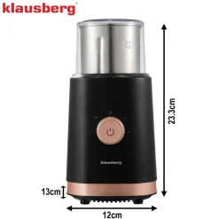 ELEKTRYCZNY MŁYNEK DO KAWY PRZYPRAW OWOCÓW KLAUSBERG KB-7992
