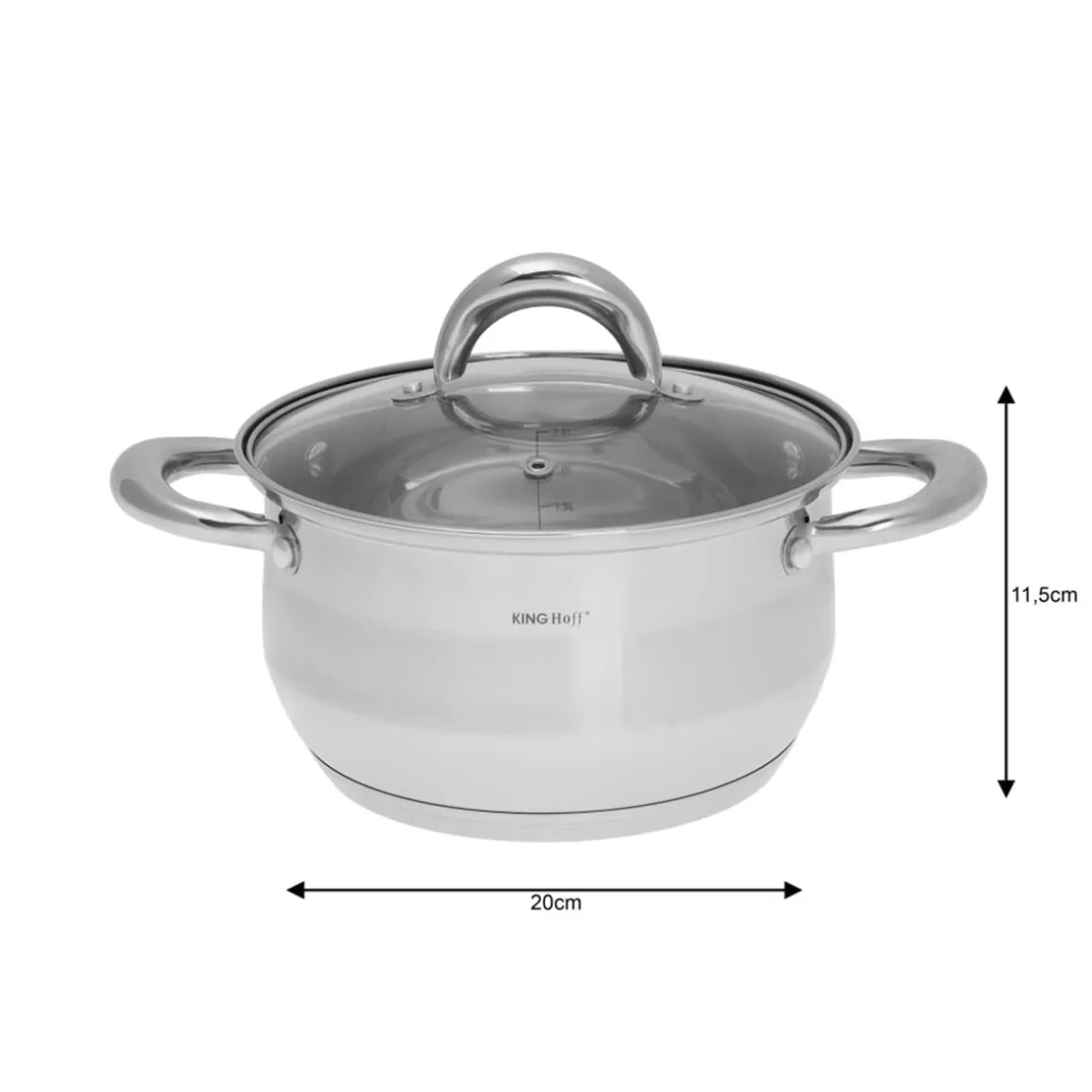 12 ELEMENTOWY ZESTAW GARNKÓW KINGHOFF KH-1098