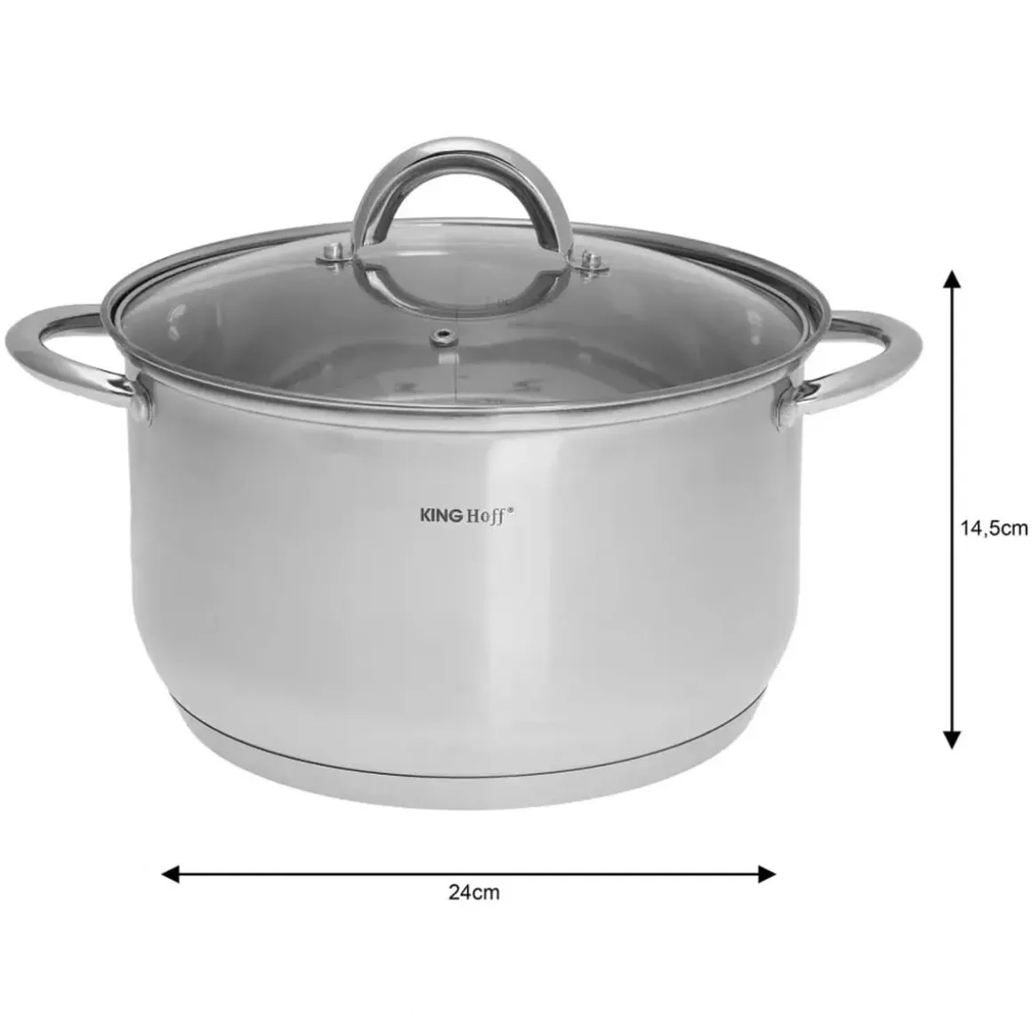12 ELEMENTOWY ZESTAW GARNKÓW KINGHOFF KH-4450