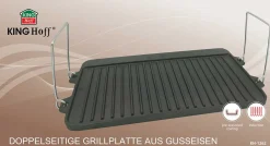 ŻELIWNA DWUSTRONNA PŁYTA GRILLOWA KINGHOFF KH-1262