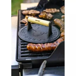 ŻELIWNA PRASKA 22cm DO BURGERÓW STEKÓW KINGHOFF KH-1760