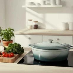 EMALIOWANA BRYTFANNA ŻELIWNA GĘSIARKA 6L HAGE SEA SALT