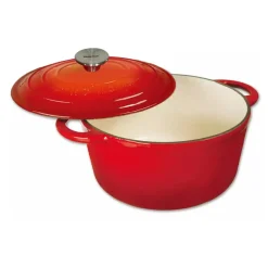 EMALIOWANY GARNEK ŻELIWNY 21cm KINGHOFF KH-1614